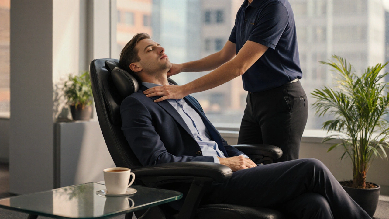 Chair Massage Benefits: Boost Health & Wellness