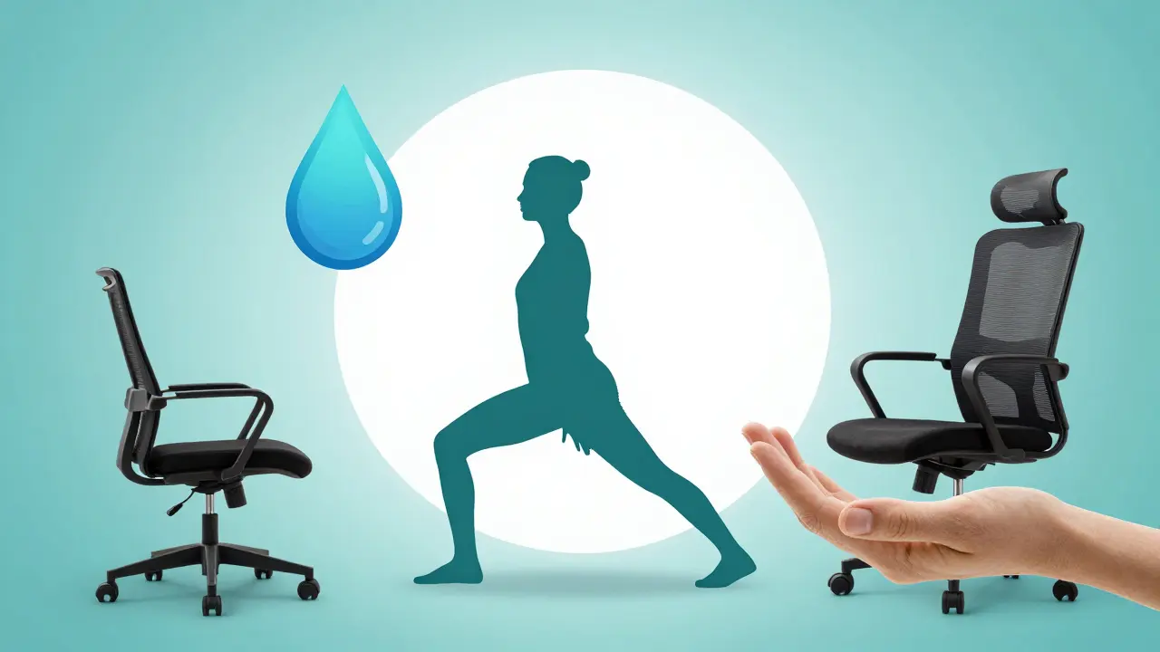 Holistic recovery combining exercise, hydration, and therapy